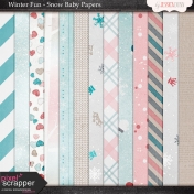 Winter Fun- Snow Baby Papers