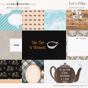 Let's Fika Journal Cards