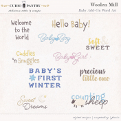Woolen Mill Baby Add-on Word Art