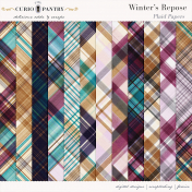 Winter's Repose Plaid Papers