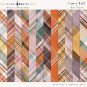 Frosty Fall Plaid Papers