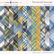 Provincial Seascape Plaid Papers