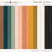 Lakeside Autumn Solid Papers