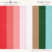 Simply Sweet Solid Papers