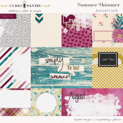 Summer Shimmer Journal Cards