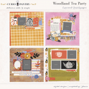 Woodland Tea Party Layered Quick Pages