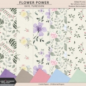 Flower Power Papers Kit
