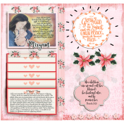 Christmas Journal Page Mary and Baby Jesus