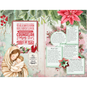 MERRY CHRISTMAS! Treasure Journal: Titles Of Christ: Isaiah 9:6