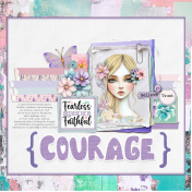 Mixed Media Bible Journaling: Fearless Because He is Faithful