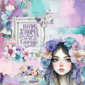 Mixed Media Bible Journaling Courage