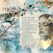 I Love Your Lord Lyrics (Mixed Media)