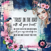Mixed Media Bible Journaling: Trust in the Lord