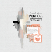 Bible Journaling: Created with a Purpose Eph 2:20