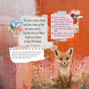 Bible Journaling: The Foxes have Dens