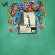 Graceful Borders Templates Vol 1 Alexis with Punk'd Peacocks-The Brit Chick 