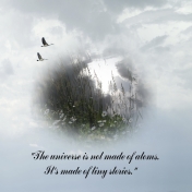 "The universe is not made of atoms. It's made of tiny stories." If I could Fly.