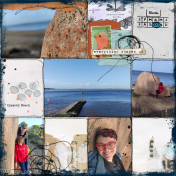 Cramond Beach visit