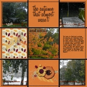 the autumn that almost wasn't