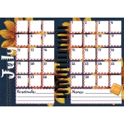 July Digital Planner Calendar