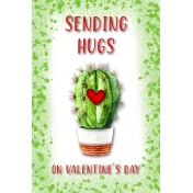 Cactus Valentines Card