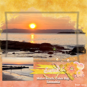 Sunset, Coles Bay, Tasmania, Australia