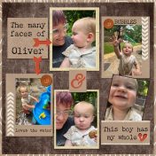 August 2023- The Many Faces of Oliver