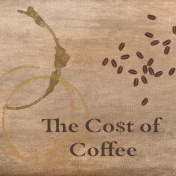 Cover Art for a science fiction story about coffee -square