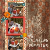 Painting Pumpkins 2016- our family tradition