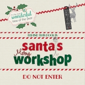 Santa Workshop Sign