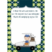 Golf Party Thank You Notes