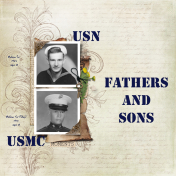 Fathersd Sons Mel Sr and Mel Jr (Skip)