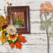 Stone Wall in Autumn