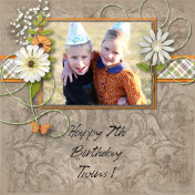 Happy 7th Birthday, Twins!