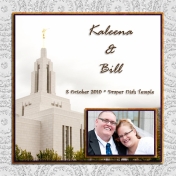 (wedding book page 1) Kaleena & Bill