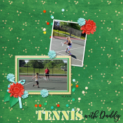 Tennis with Daddy