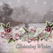 Glistening Winter (thrifty scraps)