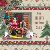 Even BIG BOYS want to see Santa (WD)