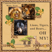 Lions, Tigers, and Bears...OH MY!...6scr