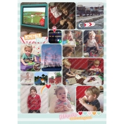 5x7 February Planner Page- Instagram
