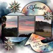 Sunset over Waimauku