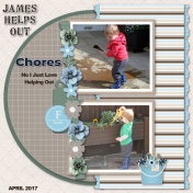 James Helping Out