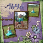 Aliya playing in the Park