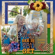 What you see