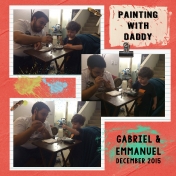 Painting with Daddy