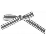 Stripped Ribbon Bow Template