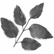 Leafy Branch Template 