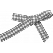 Outdoor Adventures- Element Template- Gingham Bow