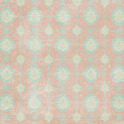 Sweet Dreams- Damask Paper- Blue