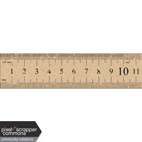 Robbie's Rockin Red - Metric Ruler